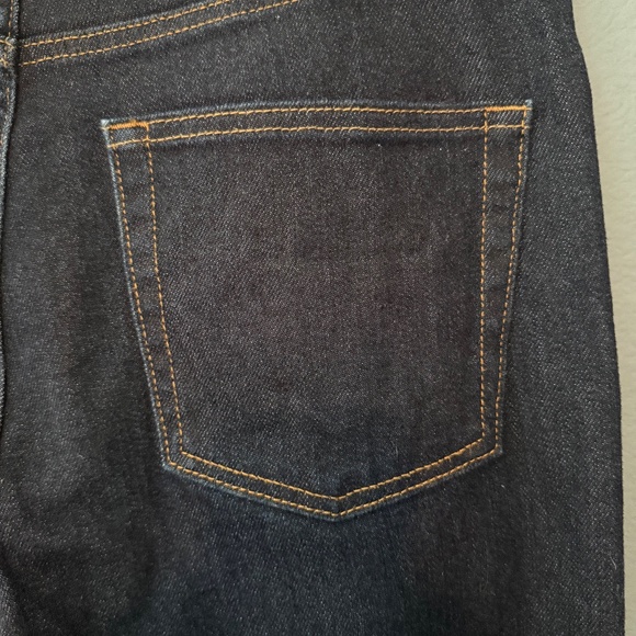 UNIQLO STRAIGHT LEG DARK DENIM JEANS SIZE 29 - Picture 8 of 9
